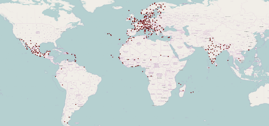 Calage d’images Pléiades sur 417 aéroports répartis sur 87 pays et 4 continents