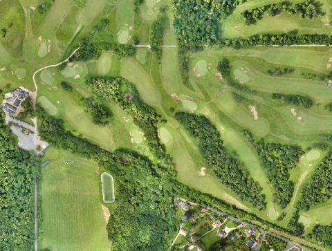 Relevé du golf de Chantilly