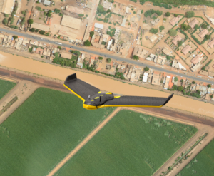 Relevé par drone sur une exploitation agricole